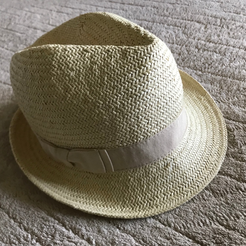 NEW Banana Republic Natural Woven Fedora